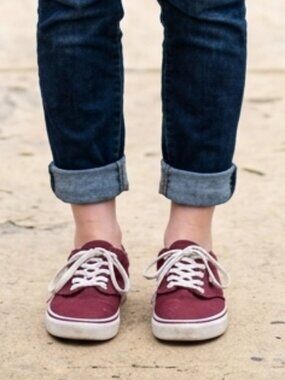 Vans Atwood Low Top Burgundy Sneakers